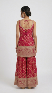 PINK BANDHANI SALWAR KAMEEZ SUIT
