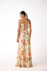IVORY EMBELLISHED CORSET SHARARA SET | Nishly Fashion House