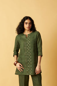 GREEN LINEN CO-ORD SET