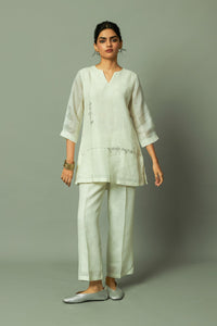 PITA WORK ZARI LINEN CO-ORD SET