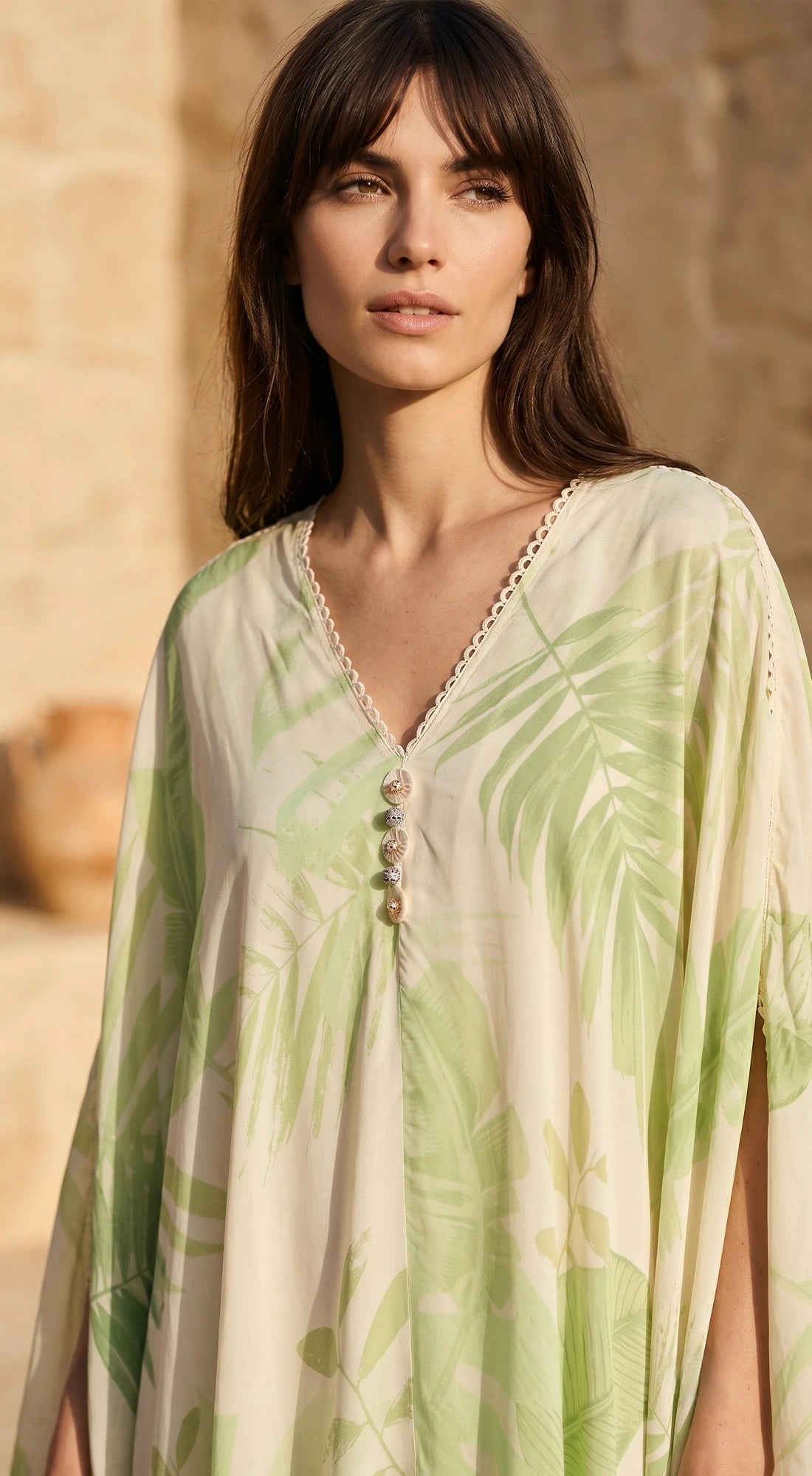 IVORY PRINTED MUSLIN CO-ORD SET